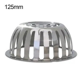 ที่ครอบท่อระบายน้ำที่ปิดท่อระบายน้ำสำหรับหลังคาระเบียงสแตนเลส75/82/100/125/178มม. 9