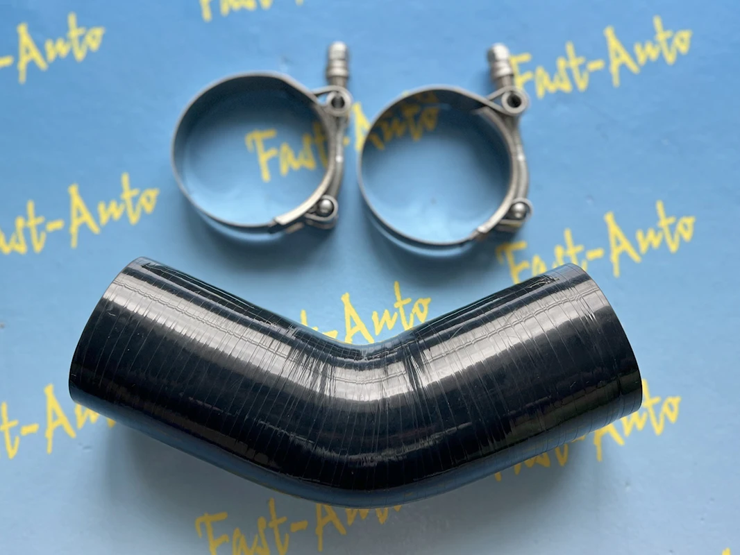 45 Degree Intercooler Hose 3" ID 45-Degree Silicone Coupler Hose With T-Bolt Clamp - Red/Black For Turbo/Intercooler 45 Degree Silicone Hose - Foto 5