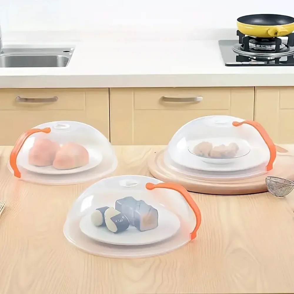 Baby safety stove safety cover Microwave splash heating cover high temperature water injection oil splash preservation