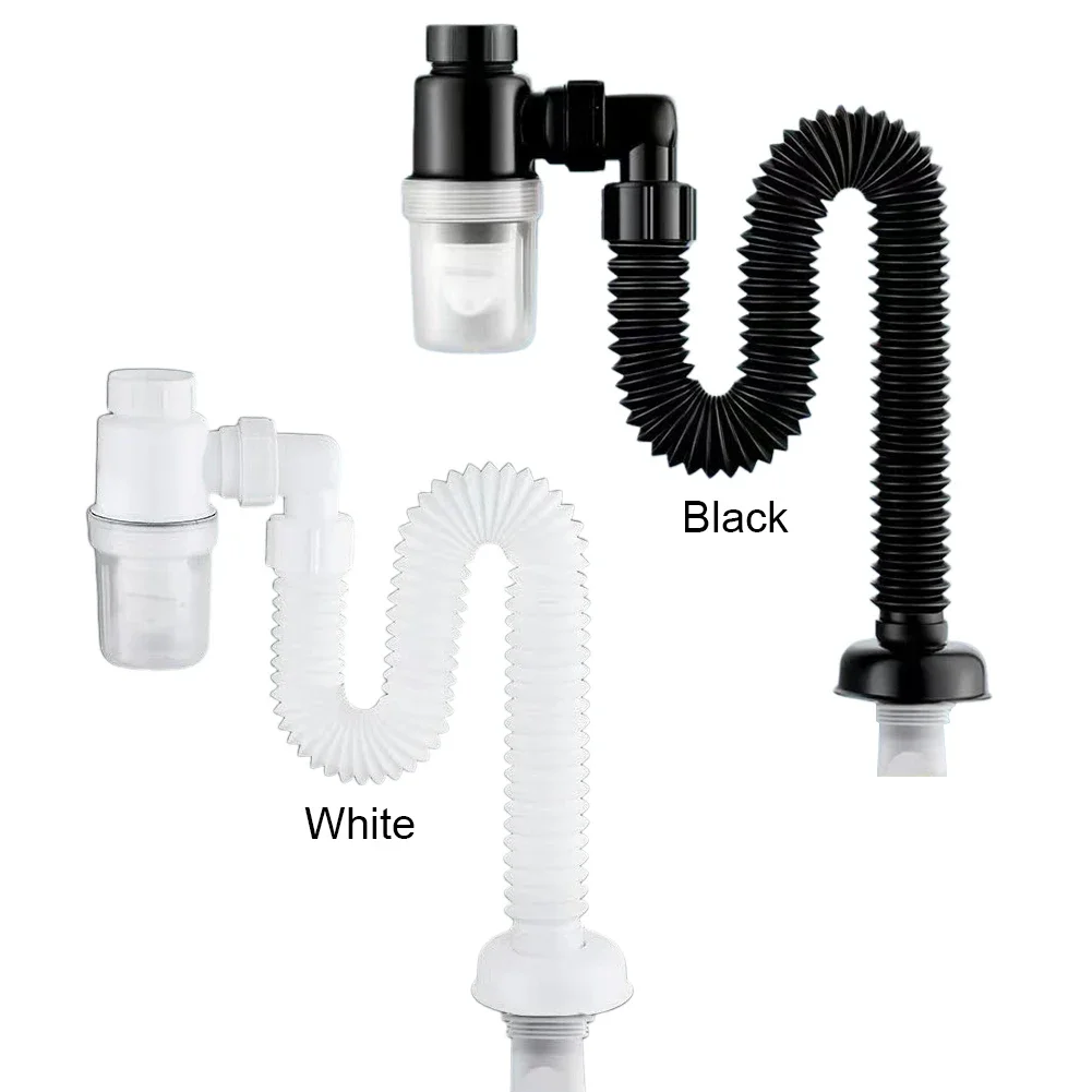 Telescopic Flexible Sink Drain Anti Clogging Home Sink Hose Sink Deodorant Strainer Drain Sewer Pipe Bathroom Sink Accessories 3