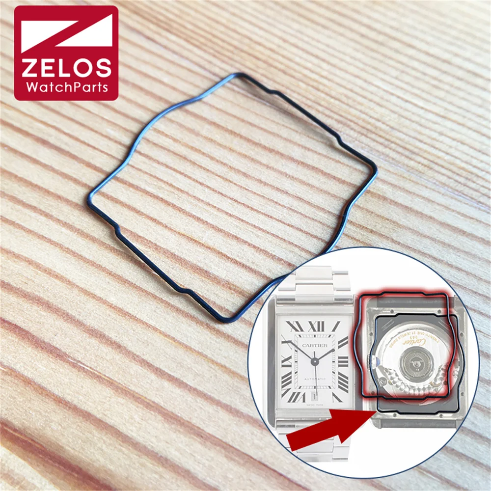 Anello Di Guarnizione Dell'Anello Impermeabile Dell'Orologio In Gomma Per Cartier Tank Solo Xl 3515 Wacth Case Back