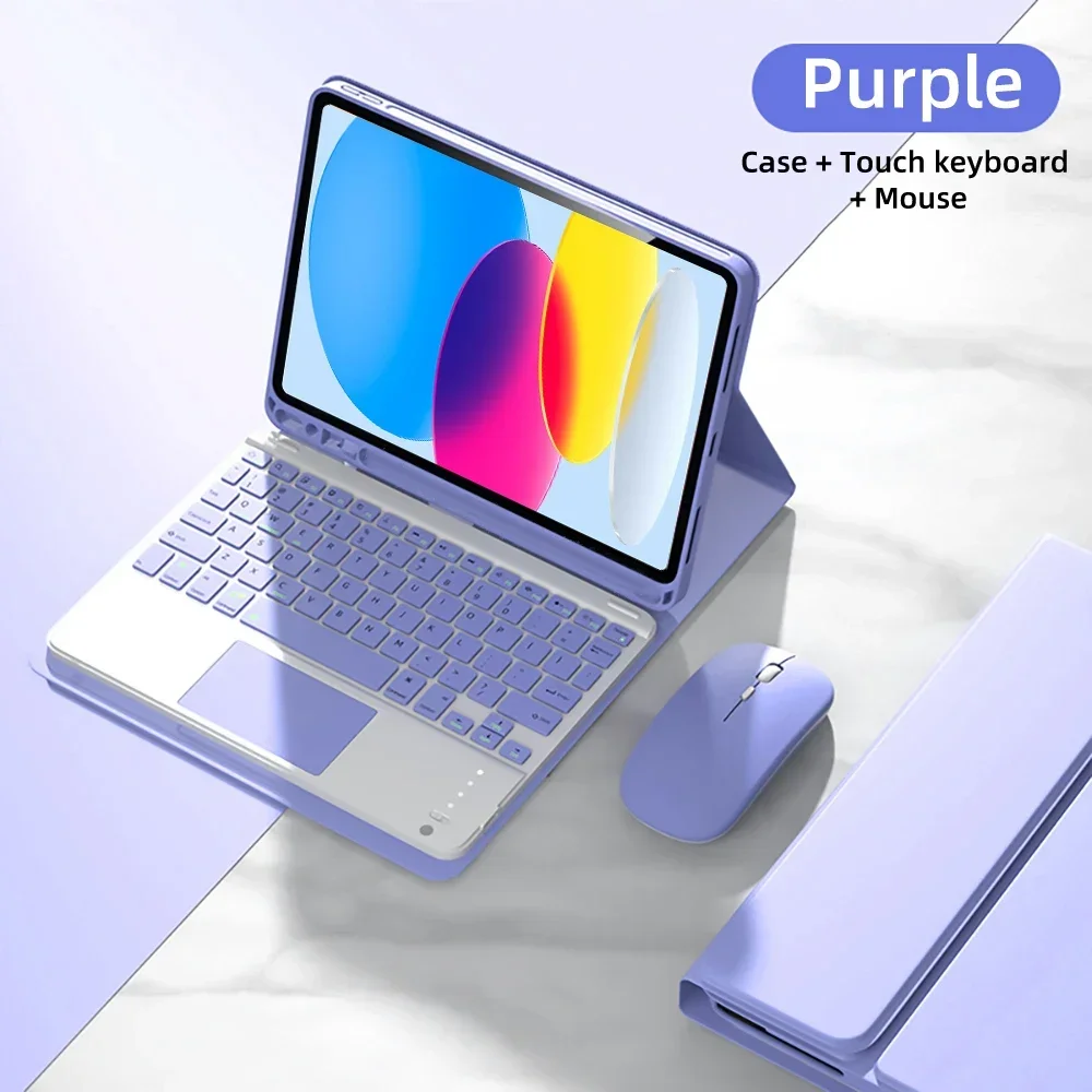 Ultimate Wireless Bluetooth Keyboard Case with Magnetic Leather Cover