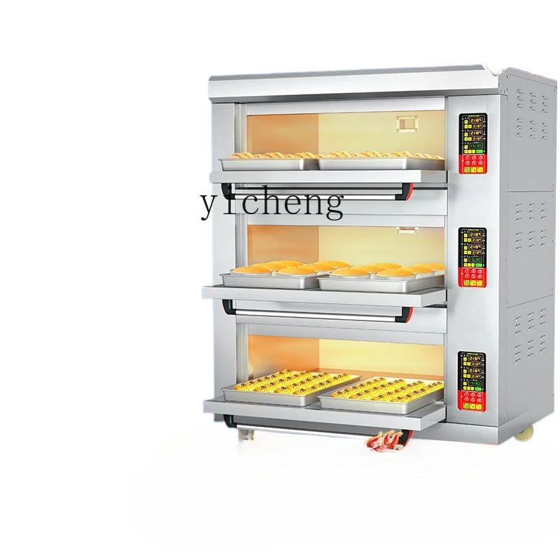 ZK Oven Professional Large Electric Oven Large Capacity Bread Sweet Potato Mooncake Pizza Baked Sweet Potato Machine