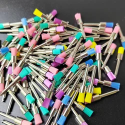 100 - Piece White Nylon Dental Polishing Brushes with RA Shank (100pcs color)
