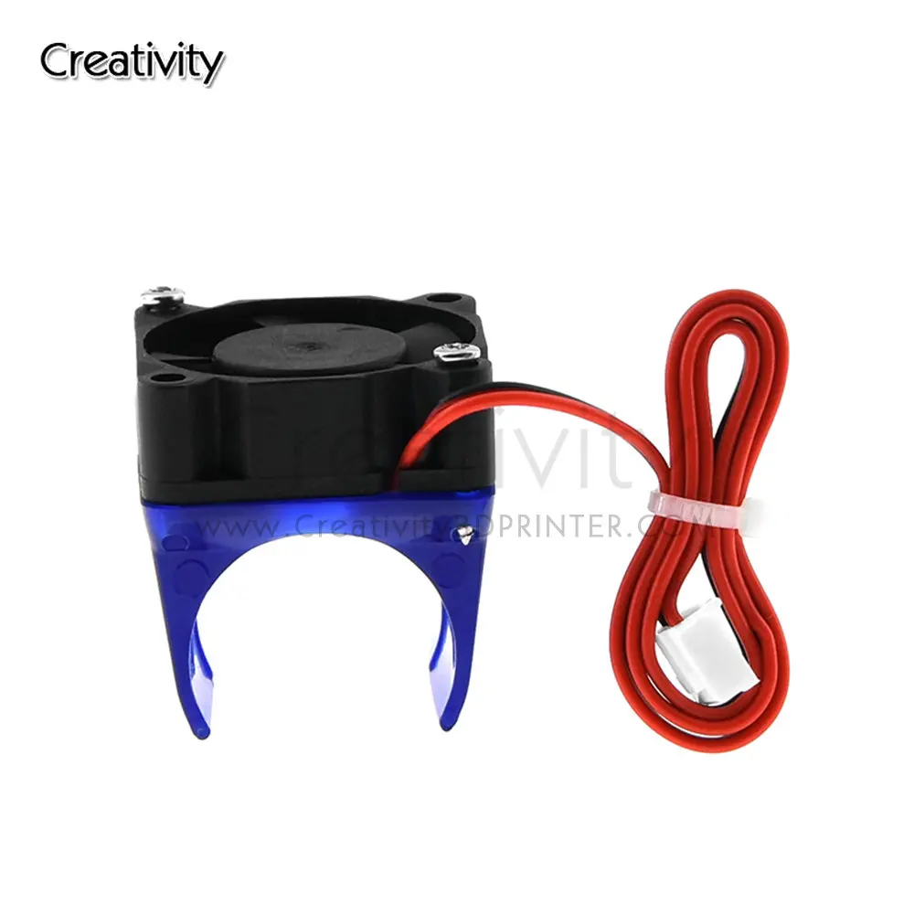 

V5 V6 12V Cooling Fan With Fan Bracket Duct Housing Guard J-head Hotend for 3D printer Parts