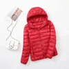 Plus Size 5XL 6XL 7XL WomenThin Down Jacket  2023 Autumn Winter Slim Short Hooded Warm White Duck Down Coat Lady Outerwear 5