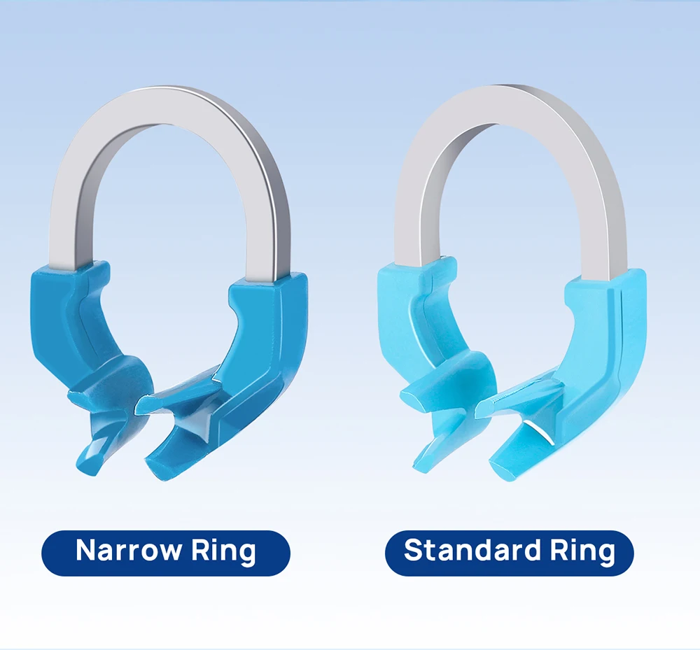 AZDENT Dental Sectional Matrix System Set New Contoured Matrices Clip Ring Bands Wedge Knife Dentis Wedges Plastic Kit_voghion.com