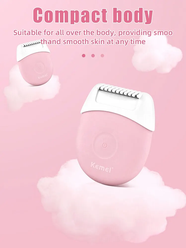 KEMEI Hair Removal Epilator for Women Rechargeable Hair Remover for Women,cordless Removal Device
