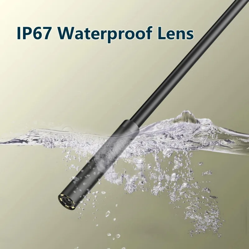 3 in 1 HD Mobile Endoscope Industrial Pipeline Dredging Used To Measure Underwater Pipes Waterproof Car Maintenance Probe 4