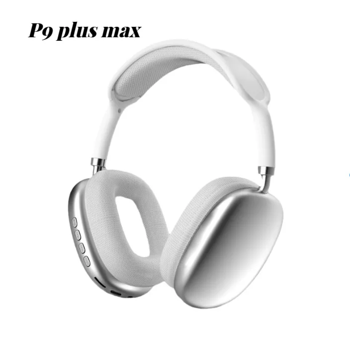 P9 Plus Max 무선 소음 차단 헤드폰 블루투스 헤드셋 헤드셋 2026 새로운 블루투스 헤드셋 고음질 오디오 라이터