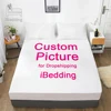 Custom Elastic Fitted Bed Sheet Mattress Protection Cover Home Decor Customized Printed Bedsheet DropShipping 1