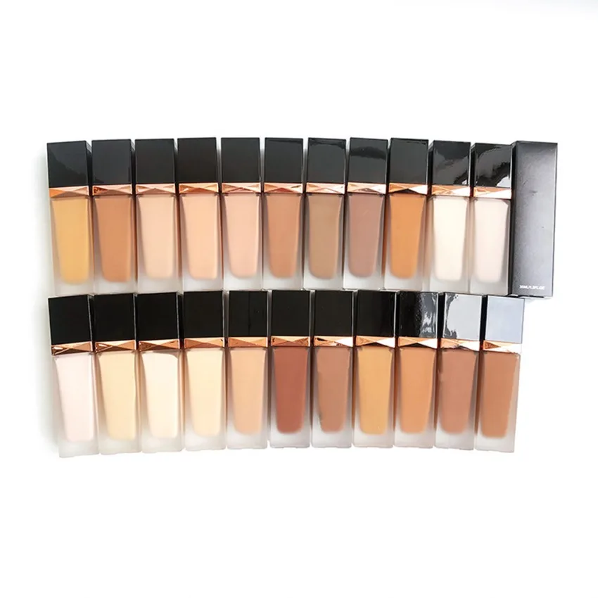 

Private Label 22colors Hydrating Liquid Foundation Long Lasting Full Coverage 35ml Concealer Brighten Face Bulk Makeup Custom