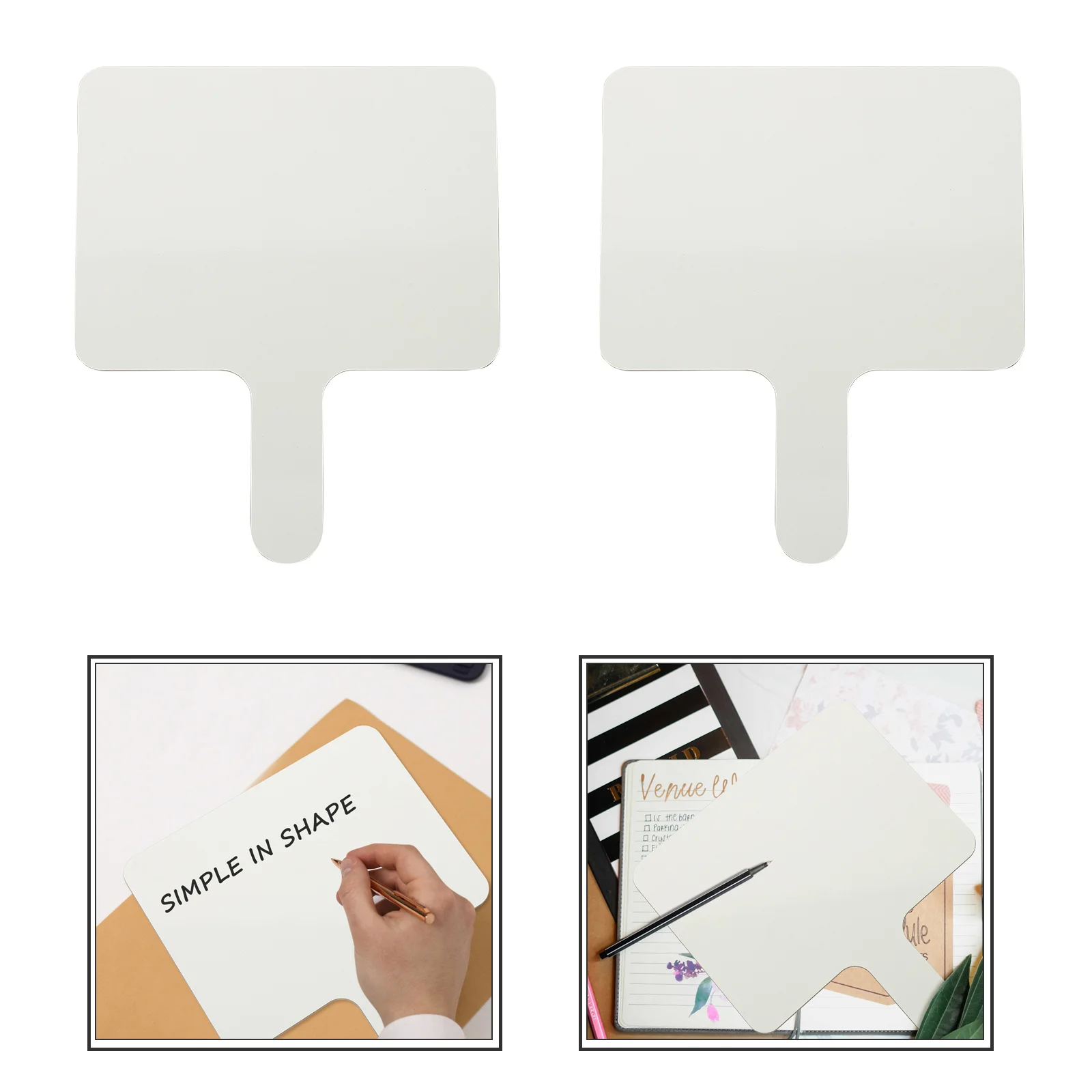 

Answer Board Teaching Prop Erasable Whiteboard Dry Erase Paddles Boards for Students