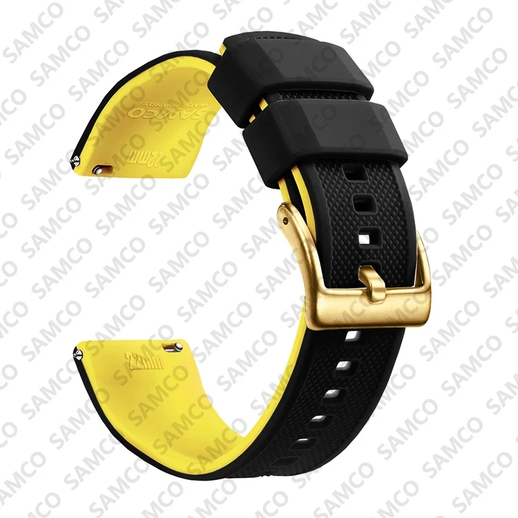 Enhanced Quick Release Silicone Watch Strap - Premium Rubber Band Replacement