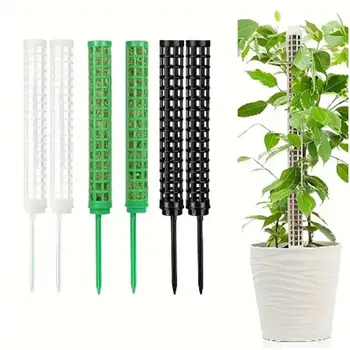 Plant Climbing Frame Plant Trellis Supporting Stick Plastic Moss Pole Indoor Plant Pot stand Green Dill Vine Garden Accessories