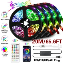 

LED Strip Light Smart light Bluetooth Wifi Control light Strip SMD 5050 RGB 12V DIY Home Decor 5/7.5/15/20/30M TV PC Light Bar