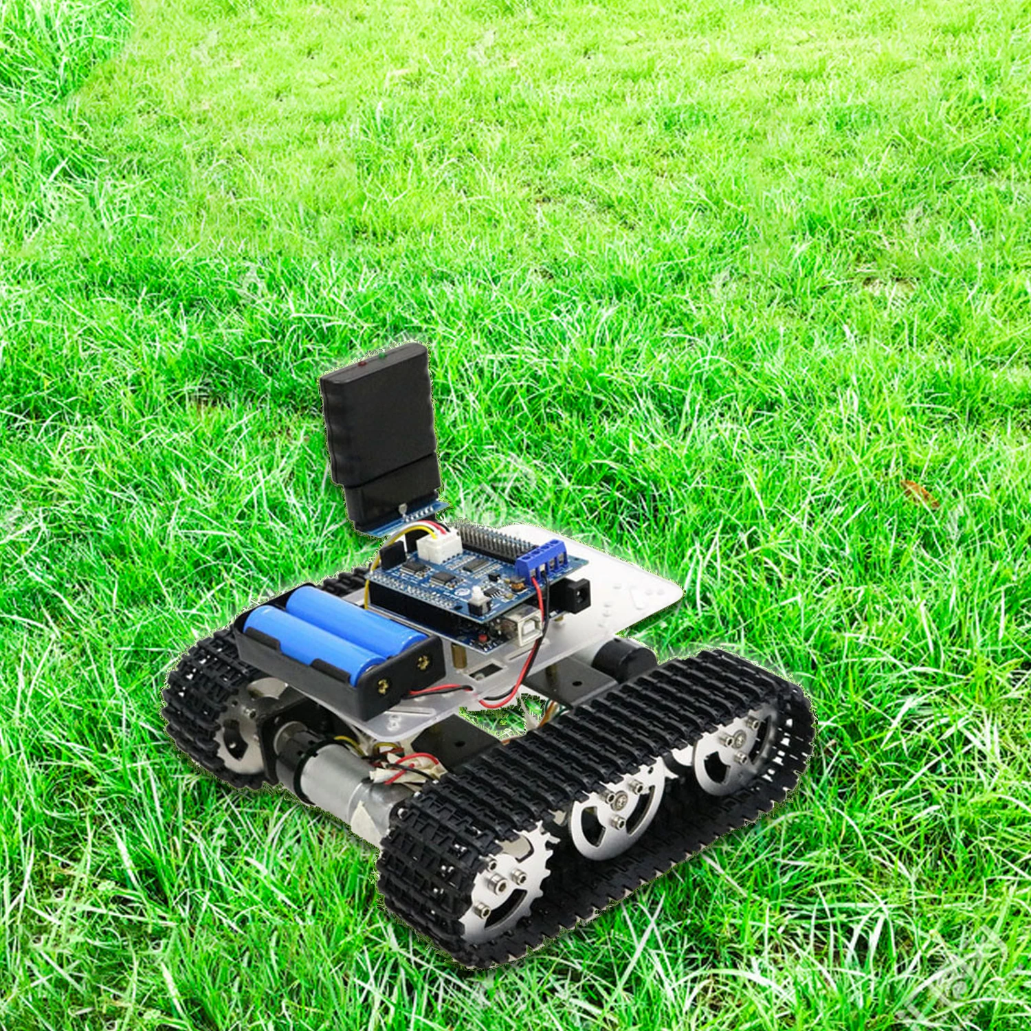 핸들/블루투스/WiFi RC 제어 제어 도로 모터 드라이버 보드, WiFi가 포함된 Arduino용 미니 T100 로봇 탱크 섀시 차량용 키트