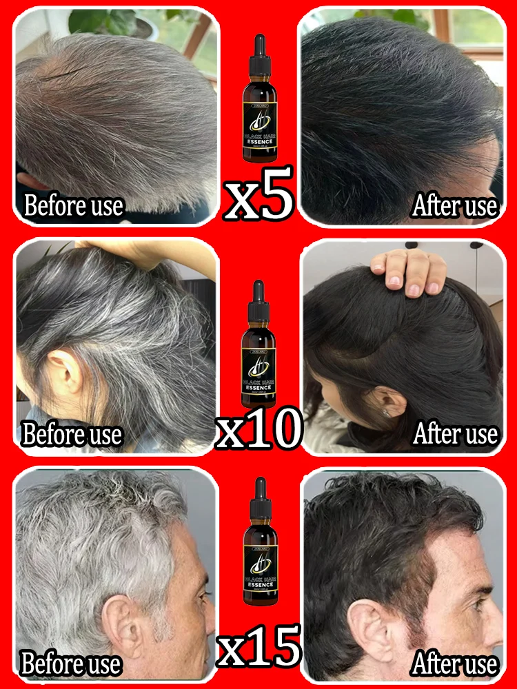 Repair original ecology black hair hair color restorer