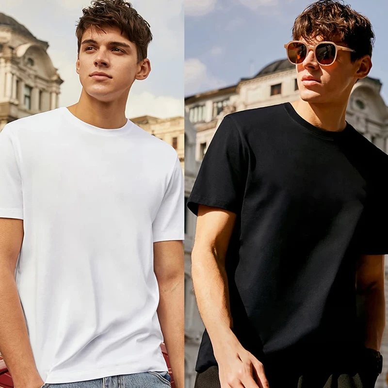 

Summer Hot Sale T-Shirt Men's O-Neck Loose Casual Tee Shirts Hip Hop Streetwear Man Cotton Breathable Short Sleeve Tops (XS-3XL)