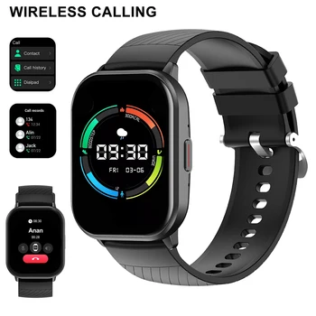Smart Watch for fitness tracking, sleep monitoring and long battery life, Wireless Calling, Compatible With Android & For Iphone 1