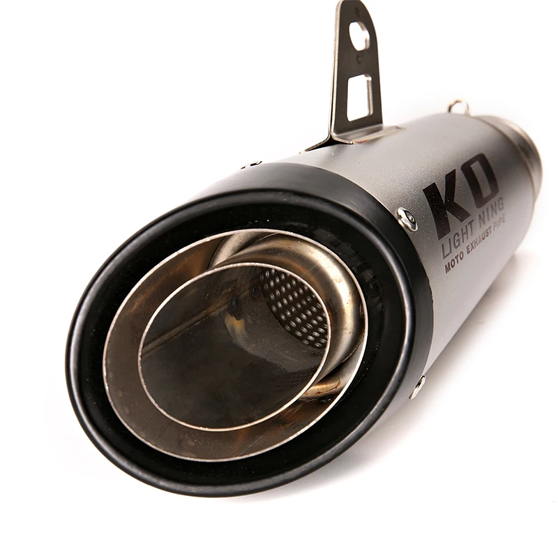 Tubo De Escape De Acero Inoxidable Para Kawasaki Z1000 2007-2009 - Conexión Media, Mejora De Sonido Y Rendimiento