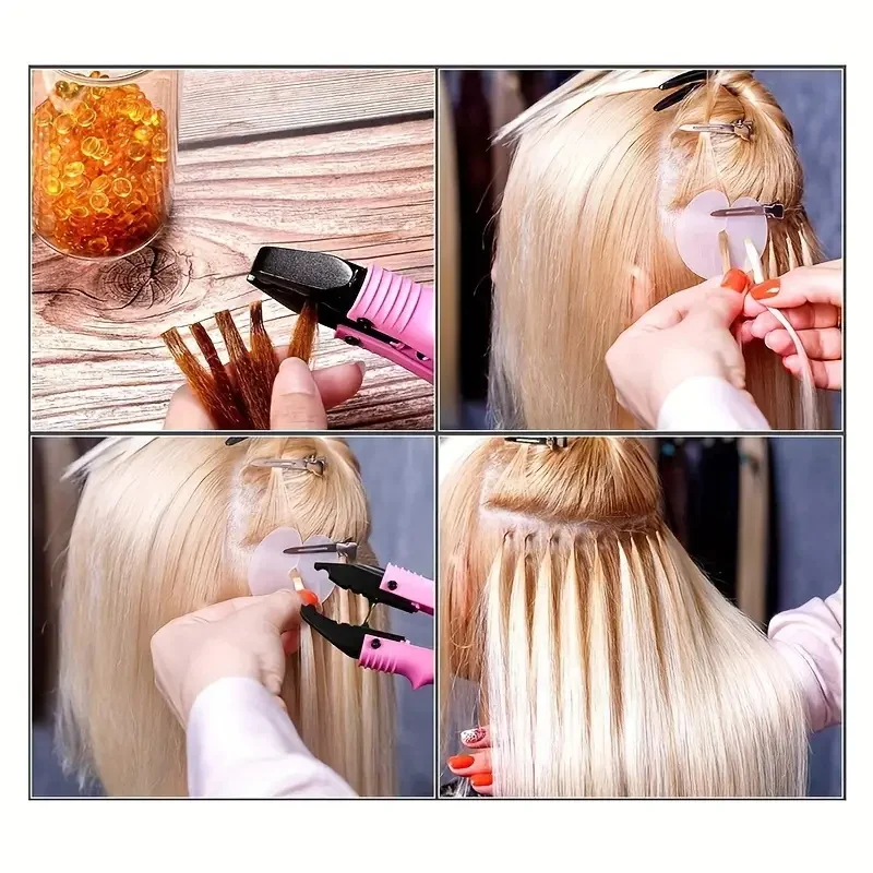 50g Hair Extensions Glue-Yellow Hot Melt Adhesive For Men & Women, Ideal For Beauty Hair Care