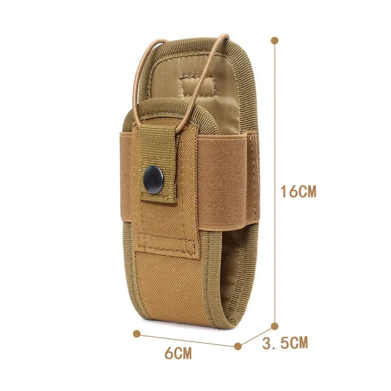 1pcs outdoor tactical walkie-talkie cover multi-function walkie-talkie plug-in protective cover accessory bag walkie talkie bag