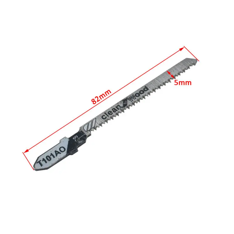 10PCS T101AO 3inch HCS T-Shank Reciprocating Saw Blades For Wood Metal Cutting Jig Saw Cutters Particle Board