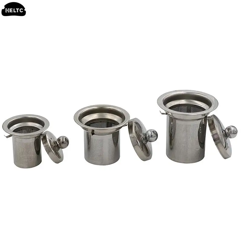 Reusable Stainless Steel Tea Strainer Mesh Infuser Basket Loose Tea Leaf Infusers Herb Filter For Mug Teapot Teaware Maker Tea Infuser Tea Strainer Tea Filter