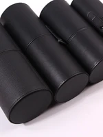High Quality PU Leather Makeup Brush Bucket Multiple Sizes Large Capacity Storage Bucket Dresser Desktop Organizer Storage Box 6