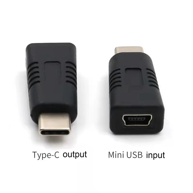 Compact Anti-Corrosion Adapter: Mini USB Female to Type C Male Phone Converter