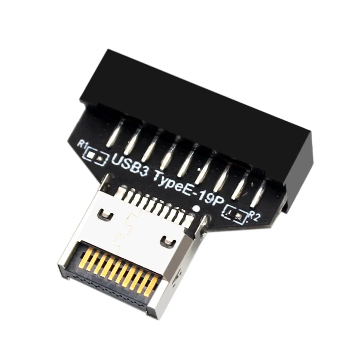 USB3.2 Type-E 20Pin to USB 19P Chassis Front USB Type A Type C Extension Adapter for Desktop Motherboard usb extension adapter