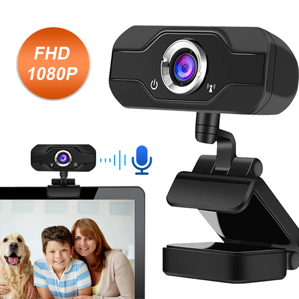 PEGATAH U6 Webcam 1080p full hd for pc computer laptop usb webcamera with  microphone for Video Calling Conference Work Live - AliExpress
