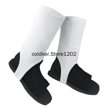 Accessori di Halloween Anime giapponesi Akatsuki Cosplay scarpe con copertine bianche Uchiha Itachi Costume oggetti di scena stivali regalo di natale 1