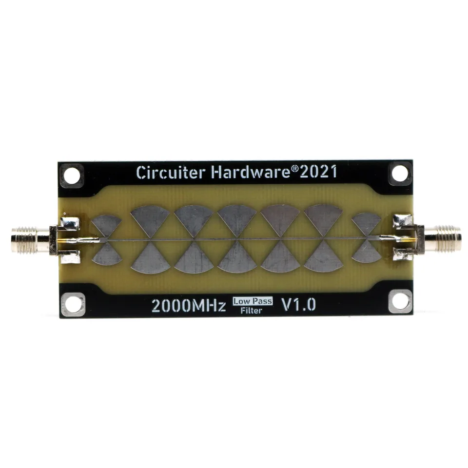 RF Filter | 1Mhz to 2GHz Butterfly Microstrip Low-pass Filter RF