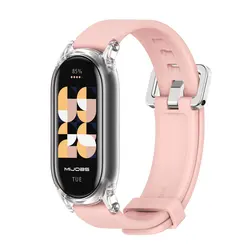Stylish Ceramic Wrist Strap for Mi Smart Bands - Ideal for Women and Girls with Small Wrists (Pink T 2)