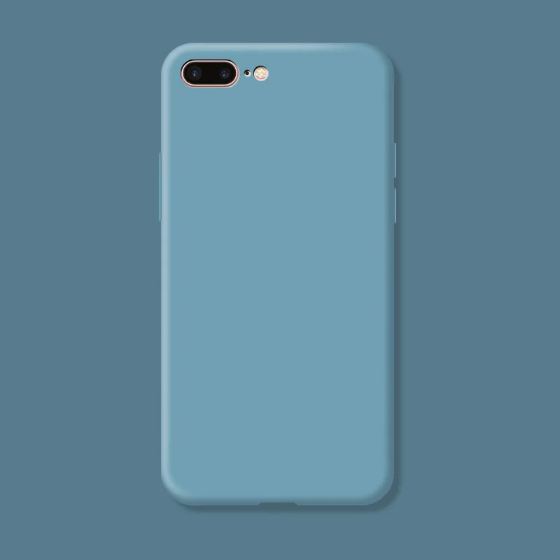 Für iphone 7 Plus 8 Plus Original Fall Für iphone 7Plus 8Plus Stoßfest TPU Flüssigkeit Silikon Schutzhülle Telefon Zurück abdeckung Fall – Detail 6