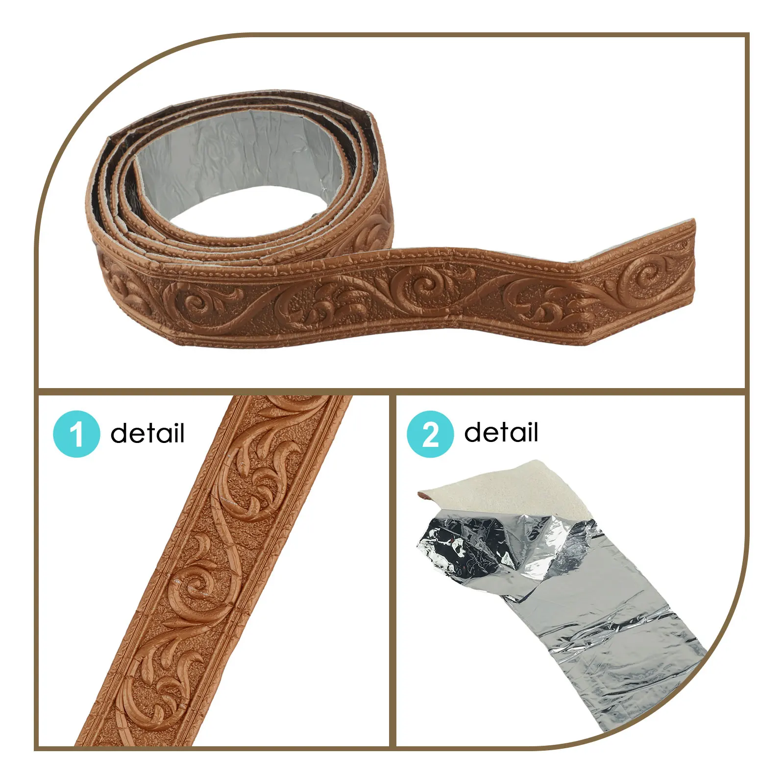 3D Wall Trim Line Skirting Border Image 35