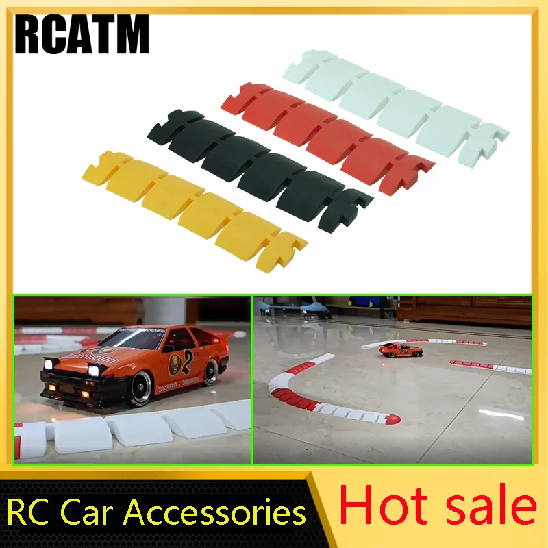 

Моделирование дрифта гоночный трек подиумная комбинация Roadblock сцены для 1/10/16/24/18 RC гусеничные дрифты автомобиль Tamiya Tt02 RC4WD SCX10