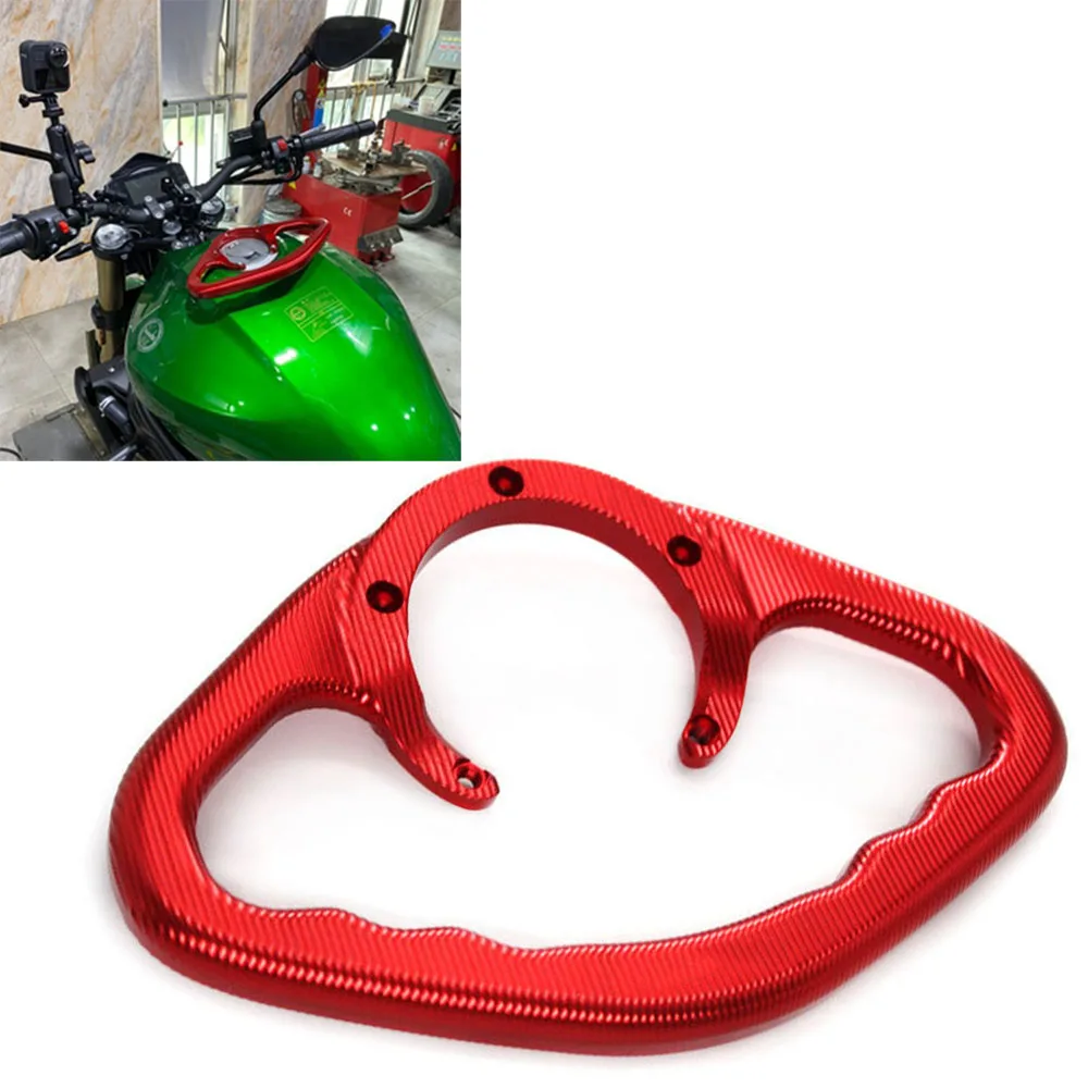 

For Kawasaki ZZR1400 ZZR 1400 2006-2009 CNC Motorcycle Passenger Handgrip Hand Grip Tank Grab Bar Handle Fuel Armrest