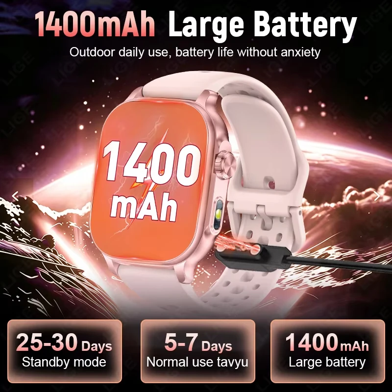 Nuovo Smartwatch da Donna 2026 con Batteria Grande da 1400mAh, Schermo HD da 2.1", Modalità Sport GPS, Impermeabile IP68, Monitoraggio Frequenza Cardiaca - Image 6