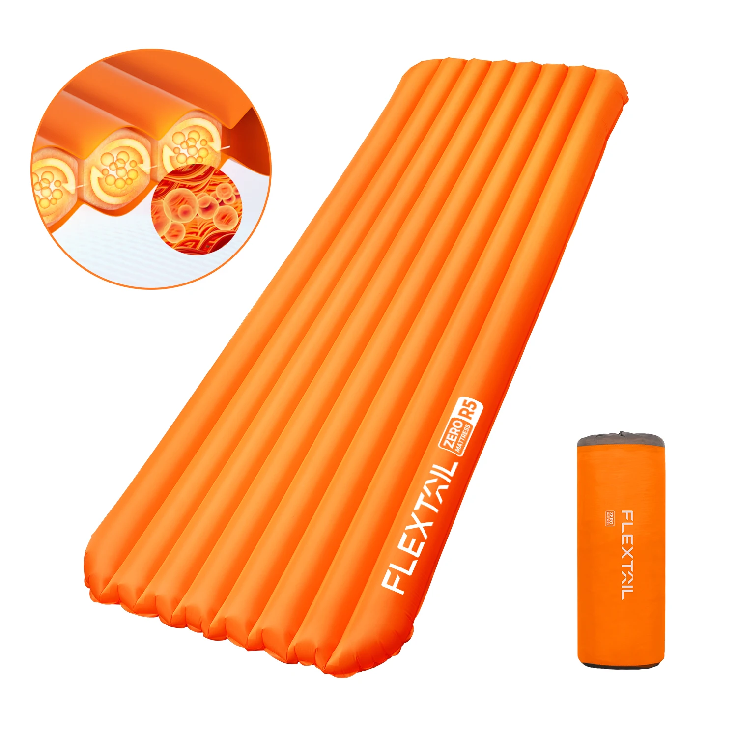 FLEXTAILGEARInflatableSleepingPadwith5RValueUltralight28Inch