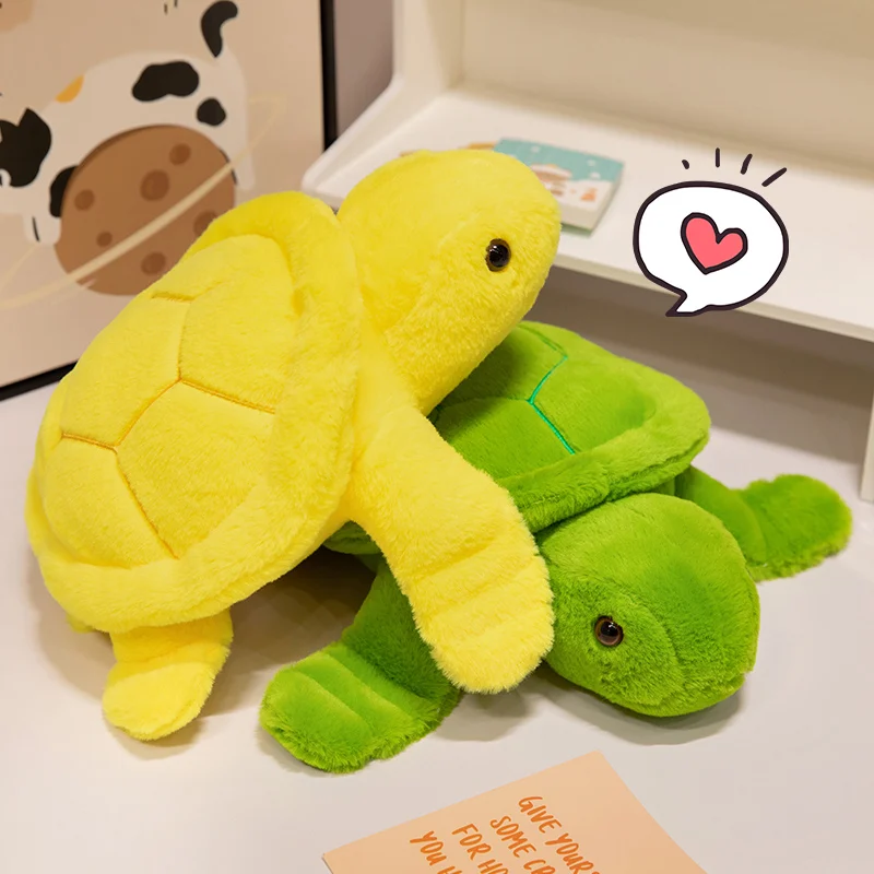 35 cm Kawaii Schildkröte Plüschtier Gefüllte Weiche Tier Meeresschildkröte Kissen Kissen Wohnkultur Geburtstagsgeschenk – Detail 10