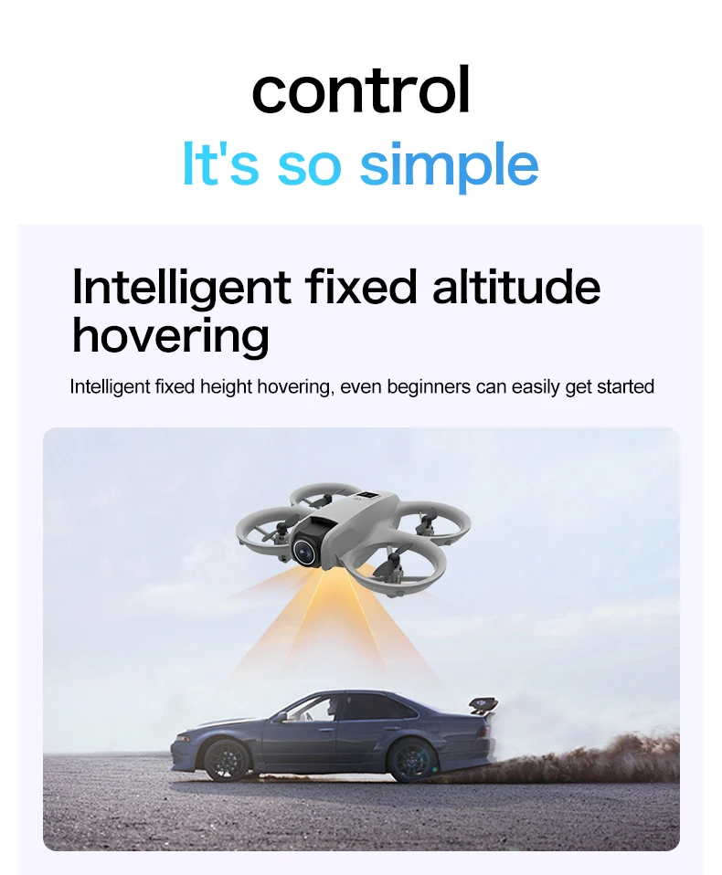 Mini Dron profesional T3 con cámaras duales 4K y 1080P, cuadricóptero flotante de altura fija de flujo óptico