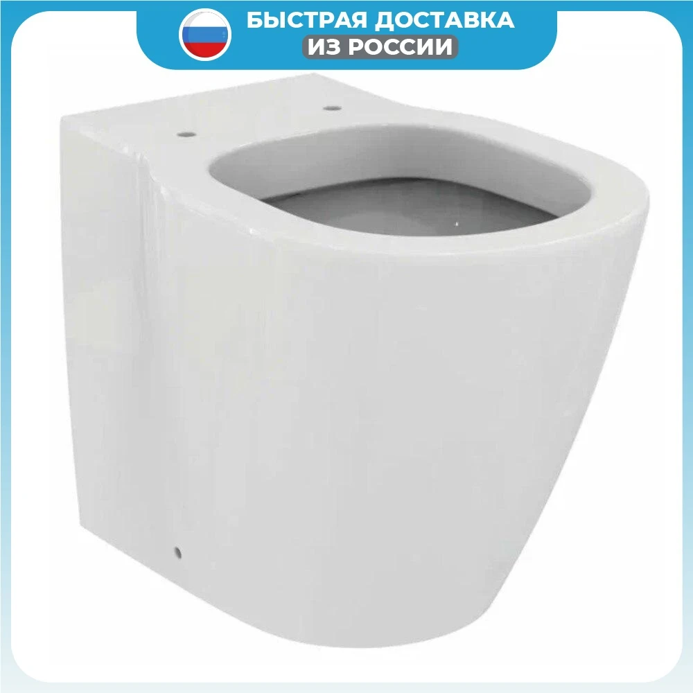 Напольный пристенный унитаз-соло Ideal Standard CONNECT E803401 евробелый |