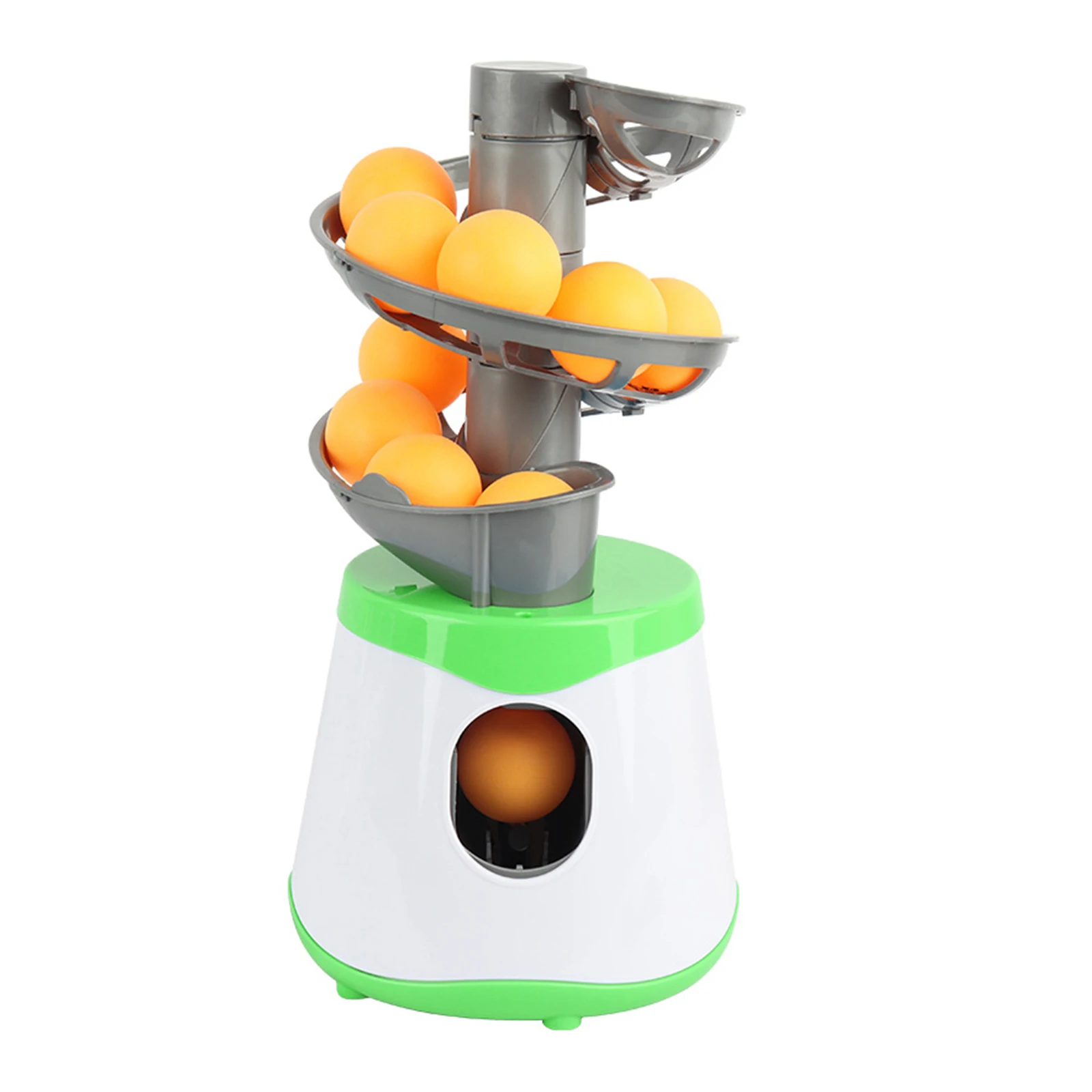 Automatic Table Tennis Robot – Ball Launcher Machine With 10 Balls, Portable, Great For Practice, Kids, Beginners