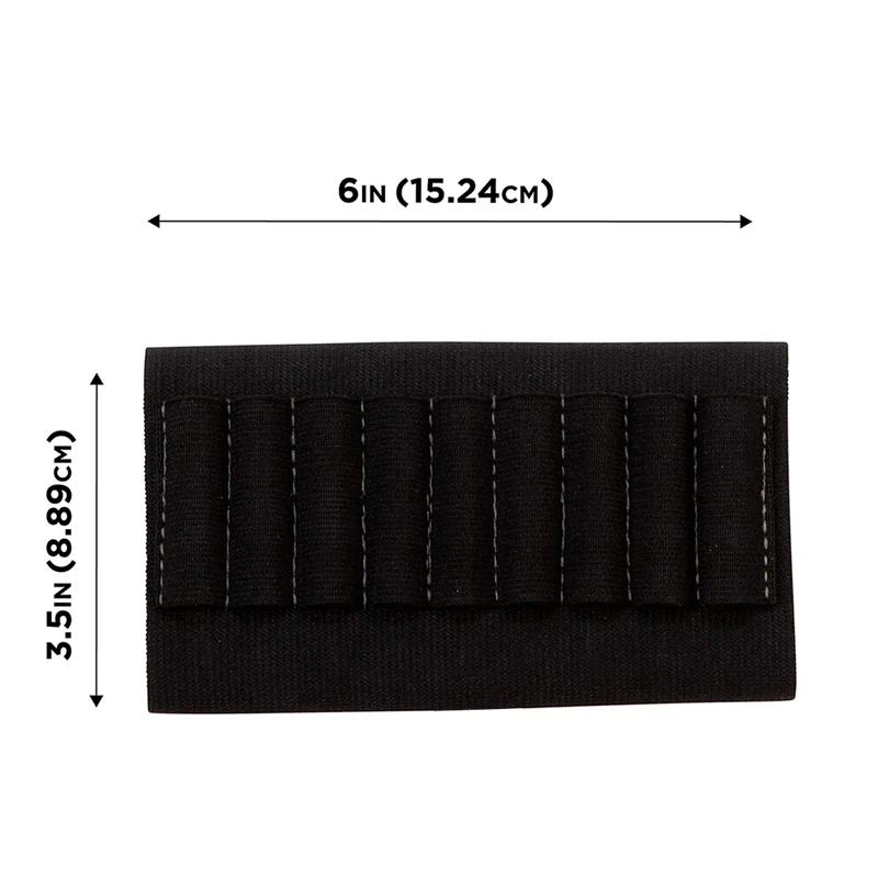 Rifle Buttstock Shell Ammo Holder Cartridge Shot Gun Shell Magazine 9 Rounds fits most hunting rifles