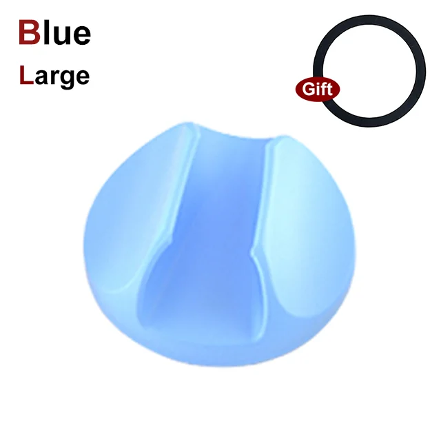 Magnetic Silicone Lipstick Holder with Cosmetic Mirror and Desktop Stand