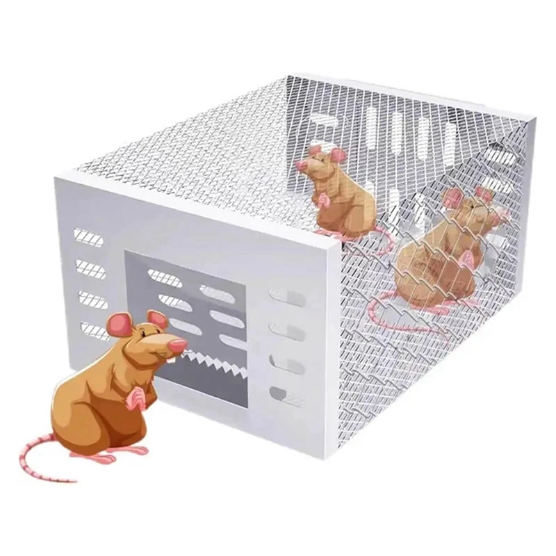 

Rat Trap Mousetrap Automatic Continuous Cycle Mouse Trap Household Rat Catching Artifact Mousetrap