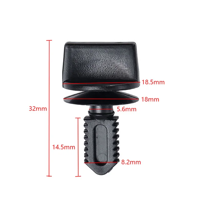 Clip Portiera Auto BMW - 50 Pezzi Ricambio Nylon Per E30 E36 E39 E46 Modelli